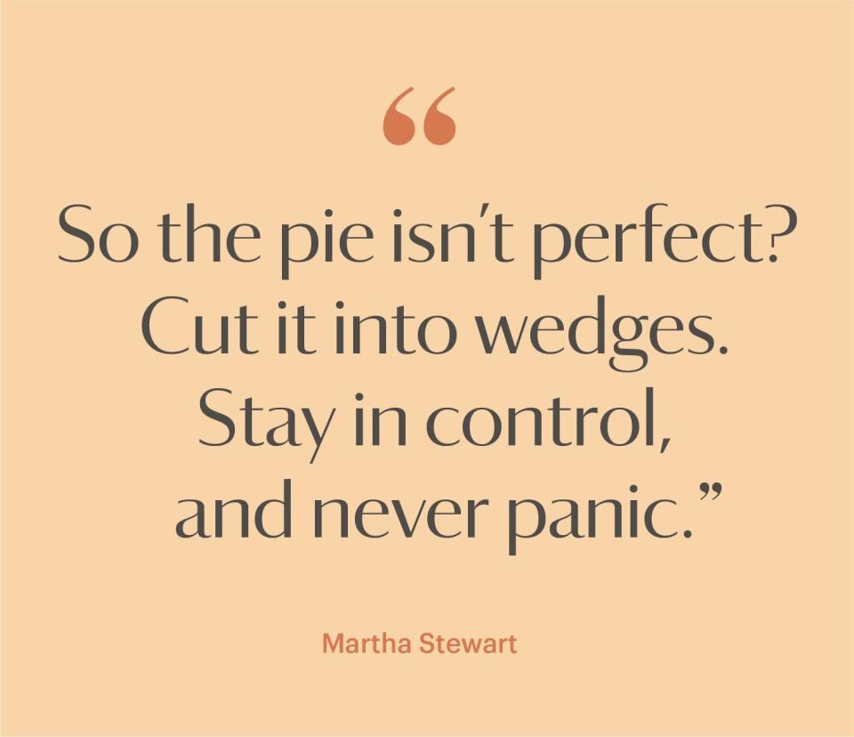 pie quote by martha stewart