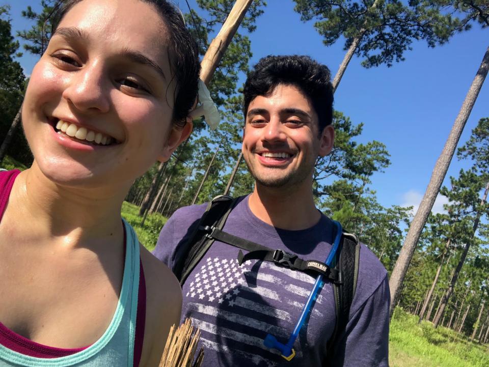 Nicole Pellegrin (left) dated Victor Silva (right) for just under a year until January 2021. They met at the University of Louisiana at Lafayette, where they studied chemical engineering.