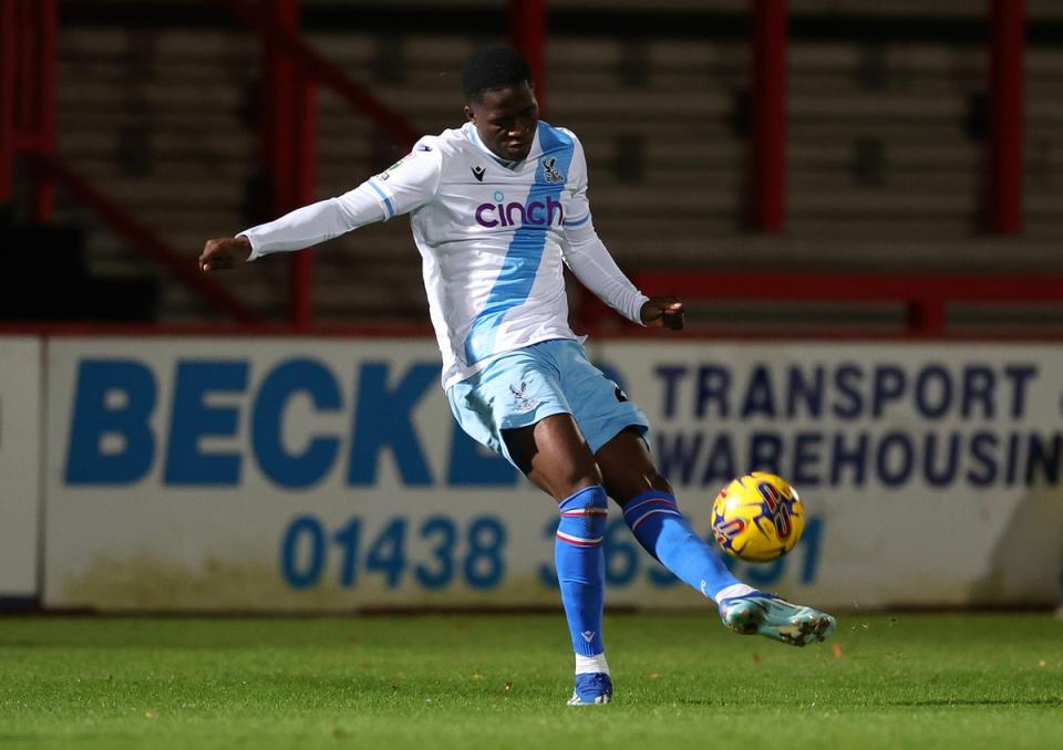 Viral: Ebiowei hit headlines with a stunning goal against Stevenage (Getty Images)