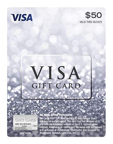 $50 Visa Gift Card