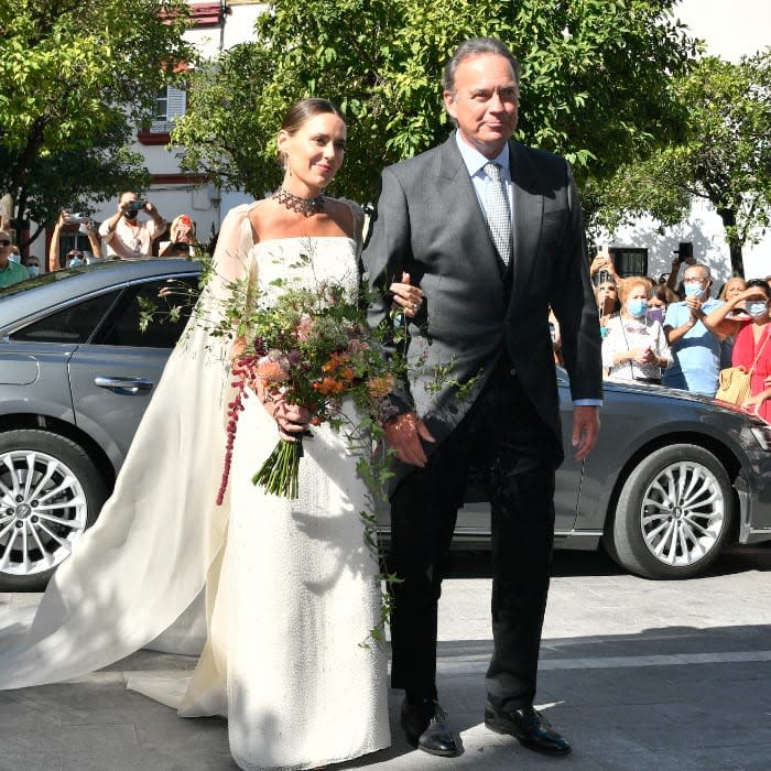 Bertín Osborne en la boda de su hija