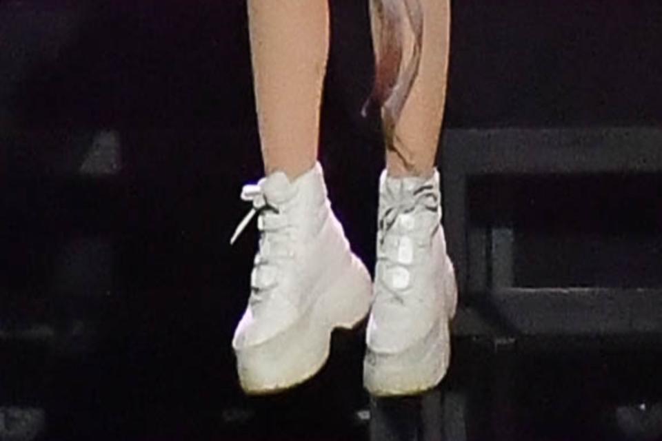 A closer look at Doja Cat’s boots. - Credit: KCS Presse / MEGA