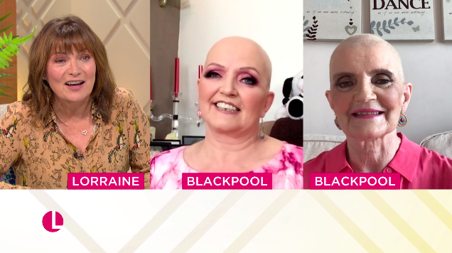 Anne and Linda Nolan talked to Lorraine about their cancer treatment. (ITV)
