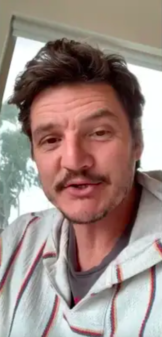 Closeup of Pedro Pascal