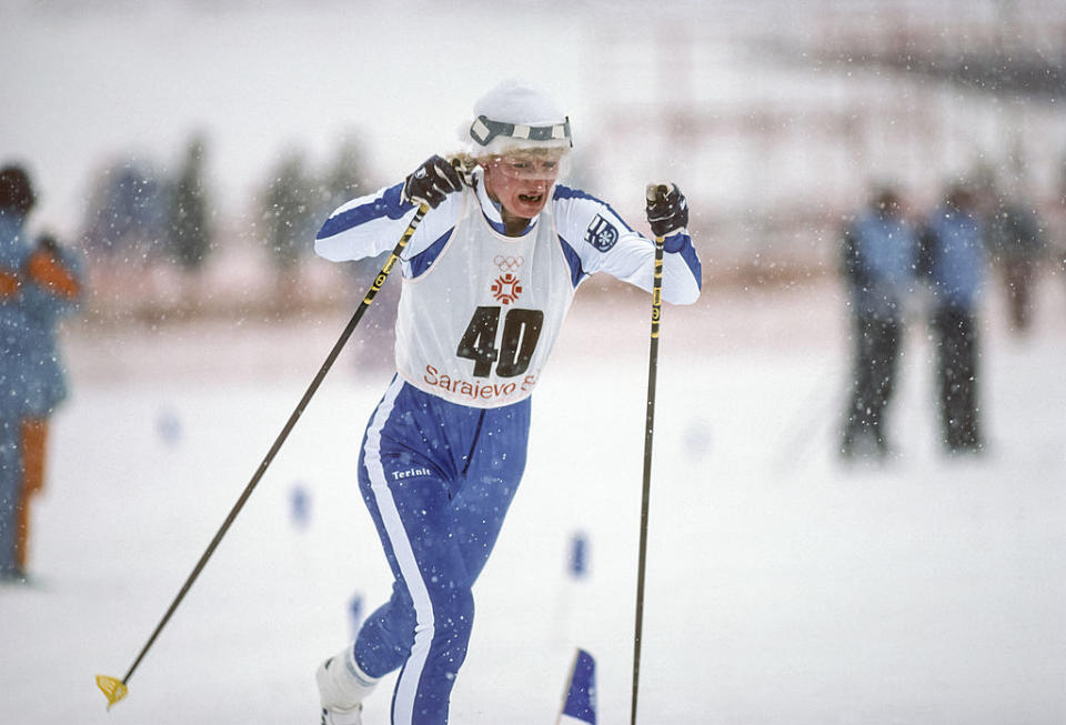 Finnish Skier Frostbite