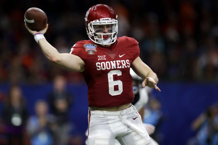 Police released video Friday of Baker Mayfield’s arrest. (Getty)