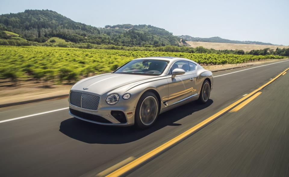 <p>2020 Bentley Continental GT V8 coupe</p>