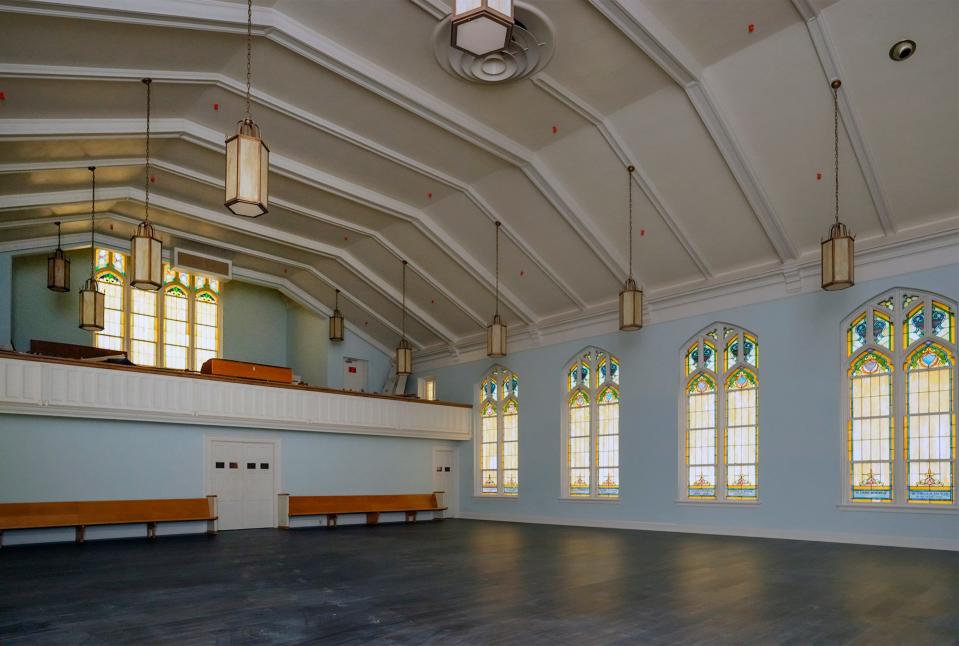 Inside the former Trinity United Methodist Church in DeLand.  The building was built in 1926.