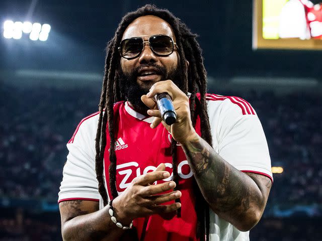 VI Images/Getty Ky-Mani Marley, son of Bob Marley, during the UEFA Champions League group E match between Ajax Amsterdam and AEK FC at the Johan Cruijff Arena on September 19, 2018 in Amsterdam, The Netherlands