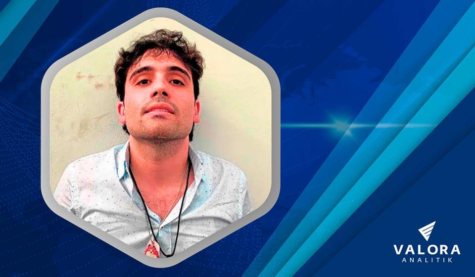 Ovidio Guzmán, hijo de Joaquín "Chapo" Guzmán, detenido por narcotráfico. Imagen tomada del Twitter de Emilio Álvarez Icaza @EmilioAlvarezI