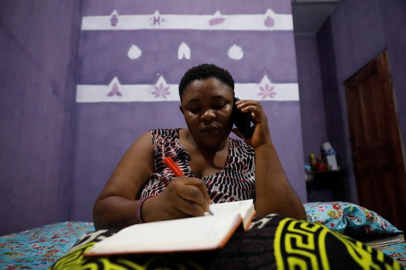 The Wider Image: Nigeria's female bouncers show their strength fighting stereotypes