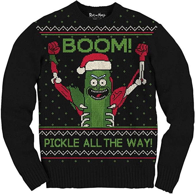 ugly christmas sweaters rick and morty ripple junction