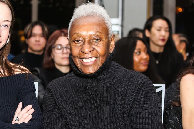 Amanda Jones/WWD via Getty Bethann Hardison at a Fashion Show