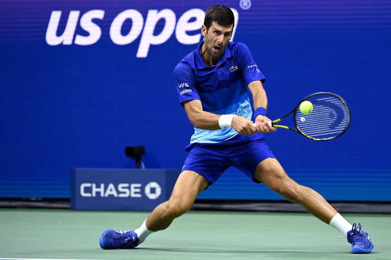 Novak Djokovic en el US Open