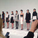 The fashion publication Daily Candy posted this pic from a presentation at New York Fashion Week.<br><br>"Black, white, and (real) leather all over at @susanwoonyc #nyfw"