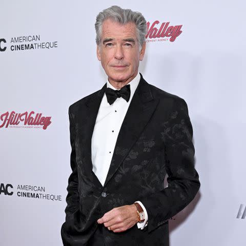 <p>Axelle/Bauer-Griffin/FilmMagic</p> Pierce Brosnan; February 15, 2024