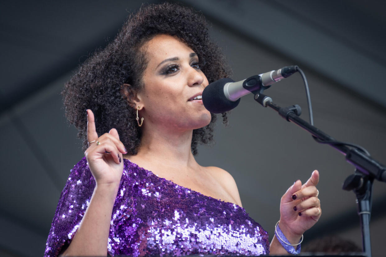 Caroline Randall Williams at the 2021 Newport Folk Festival at Fort Adams State Park, July 25, 2021. (Credit: Douglas Mason/Getty Images)