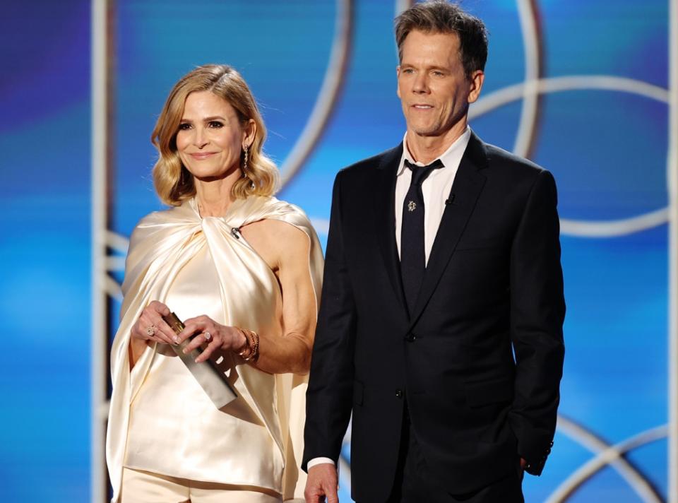 Kyra Sedgwick, Kevin Bacon, 2021 Golden Globe Awards, Show