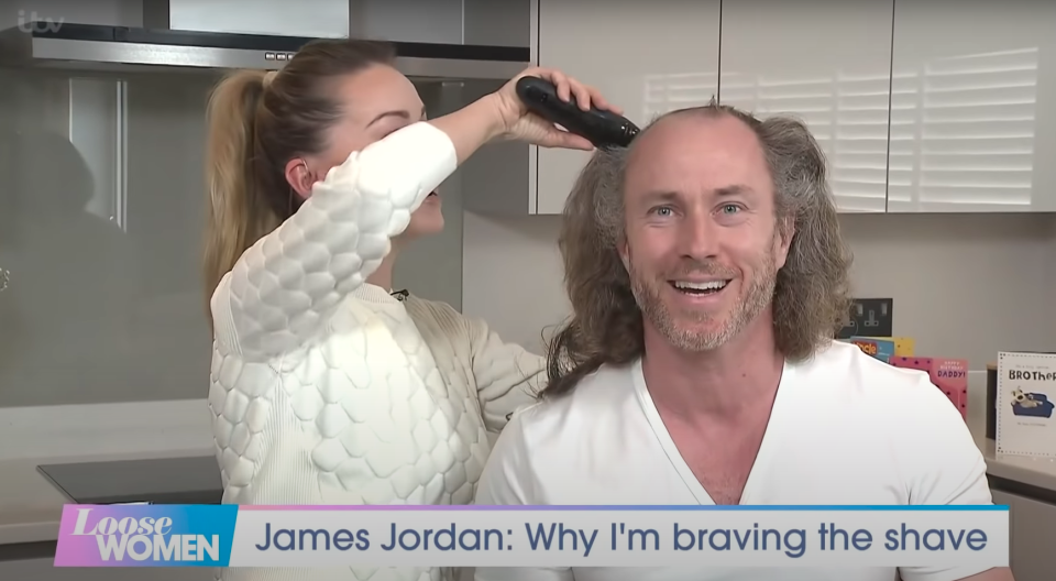 James Jordan and Ola Jordan appeared on Loose Women in 13 April, 2021 (ITV)