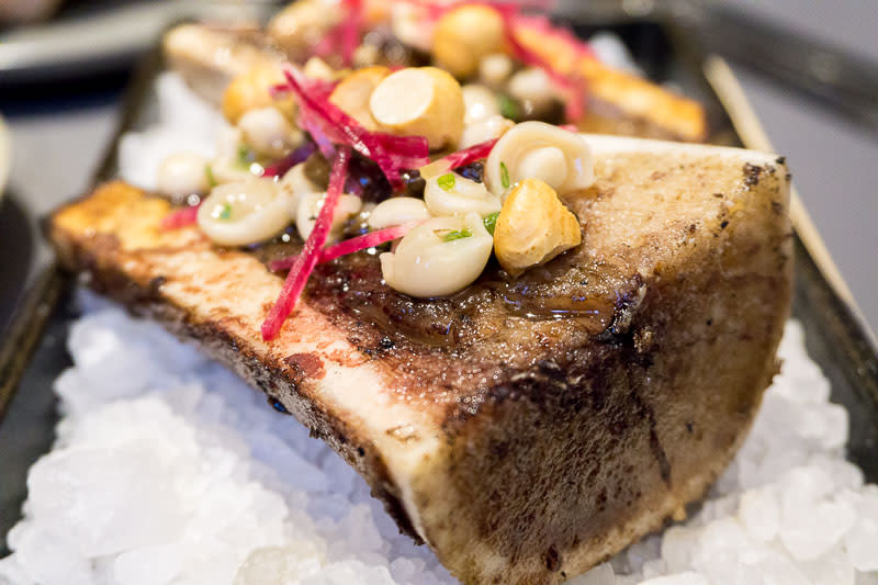 Roasted Bone Marrow at Fat Belly Social Steakhouse