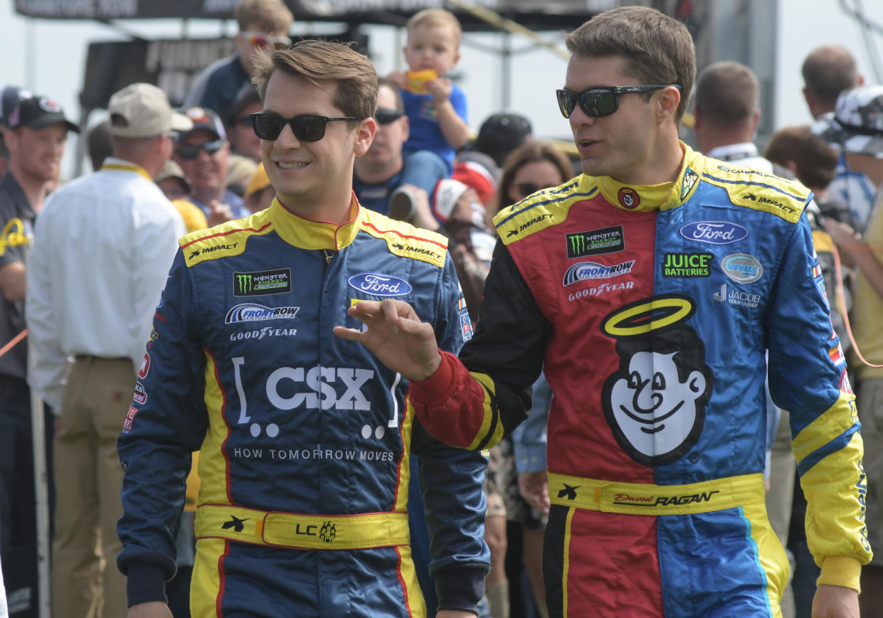 Landon Cassill and David Ragan will not be teammates in 2018. (Getty)