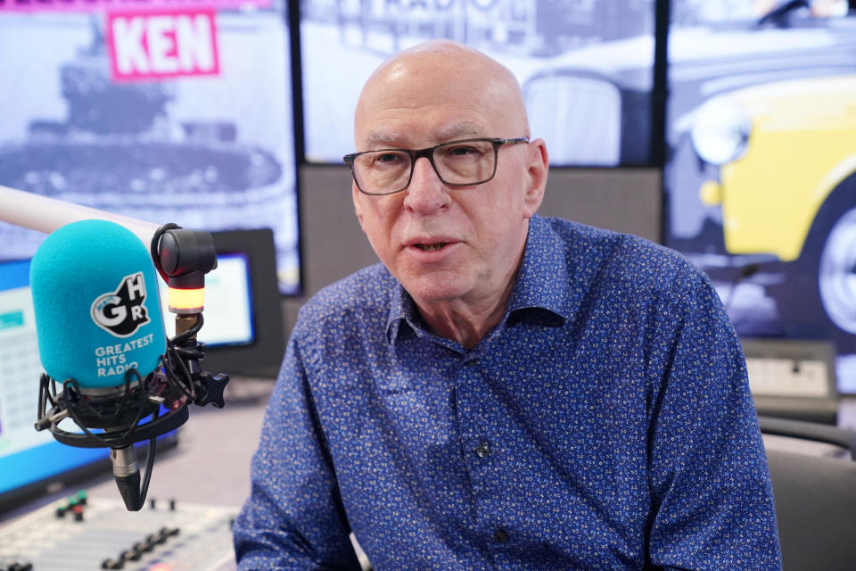 Radio presenter Ken Bruce in the Global Radio studios, central London, ahead of his new show with Greatest Hits Radio. The 72-year-old radio DJ said he is 