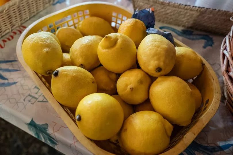 Basket of lemons