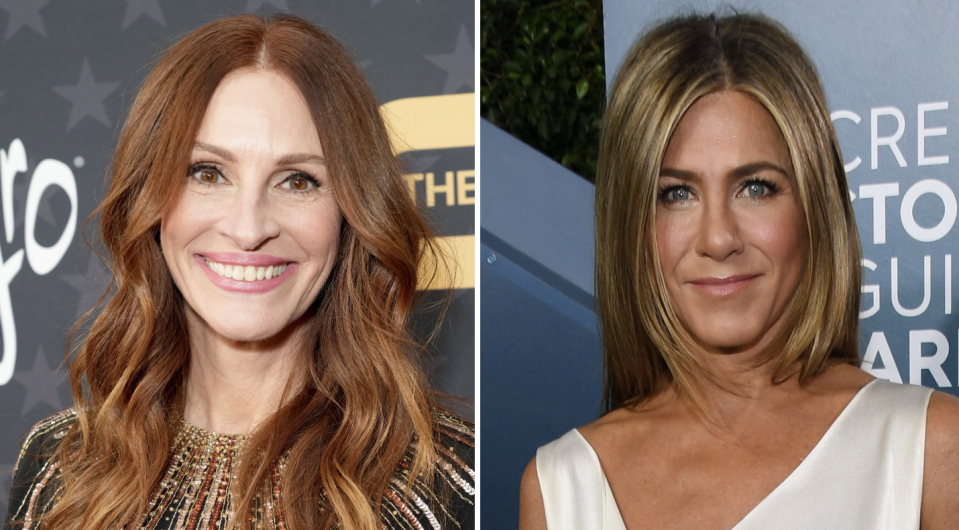 Julia Roberts, Jennifer Aniston - Credit: Getty