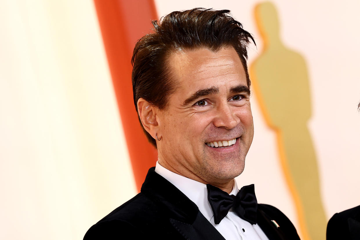 HOLLYWOOD, CALIFORNIA - MARCH 12: Colin Farrell attends the 95th Annual Academy Awards on March 12, 2023 in Hollywood, California. (Photo by Arturo Holmes/Getty Images )