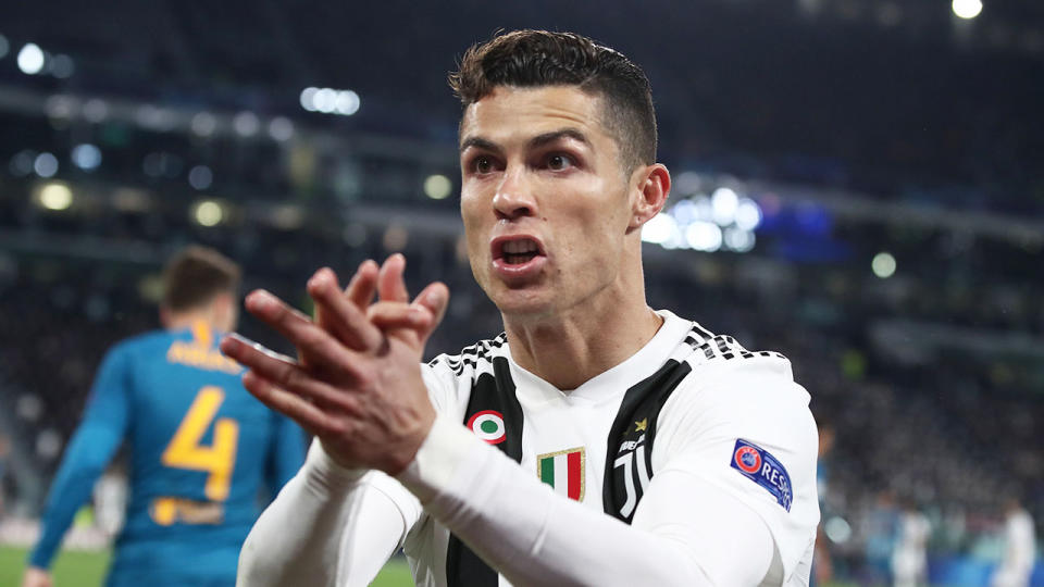 Ronaldo was at his brilliant best for Juventus. Pic: Getty