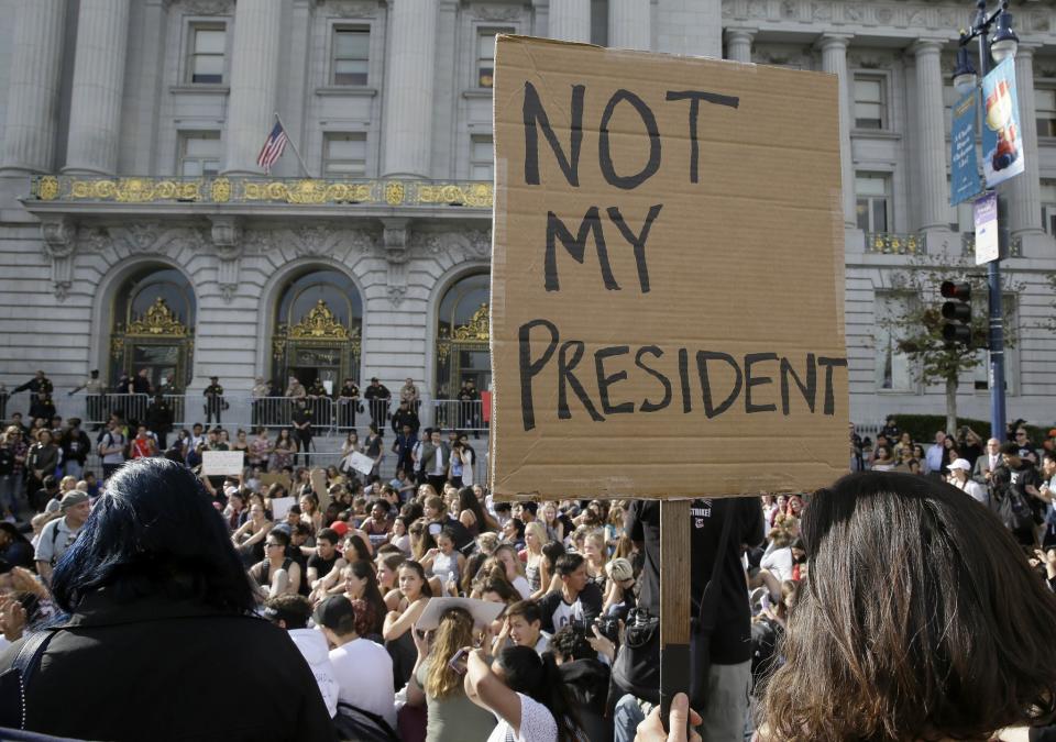 Protests after Donald Trump’s victory