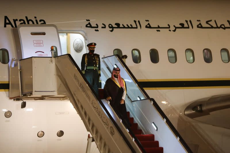 Saudi Crown Prince Mohammed bin Salman's official visit to Jordan