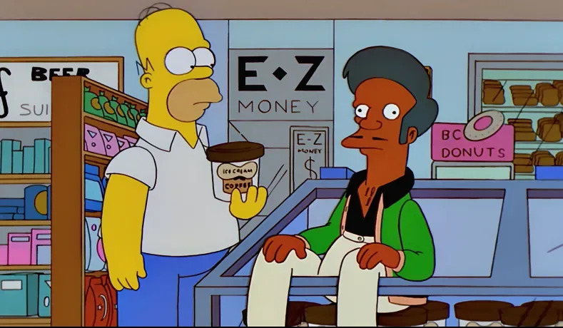 Apu in The Simpsons (Credit: Fox)