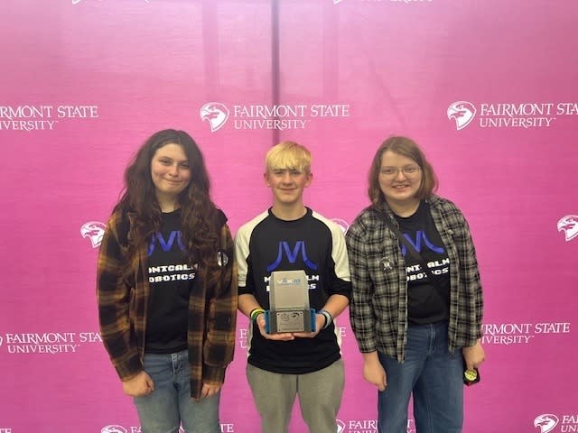 Montcalm High School Team B – WV Robotics Teamwork State Championship winners 2024 – Photo Courtesy: Mercer County Public Schools