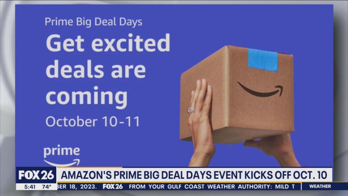 s Prime Big Deal Days event is October 10-11