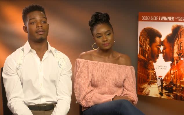 The If Beale Street Could Talk stars say whether you should read the James Baldwin nobel before or after seeing the movie.