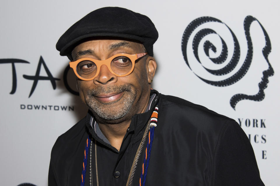 Spike Lee reportedly spent 45 minutes in a Zoom meeting with Saints players. (Photo by Charles Sykes/Invision/AP)