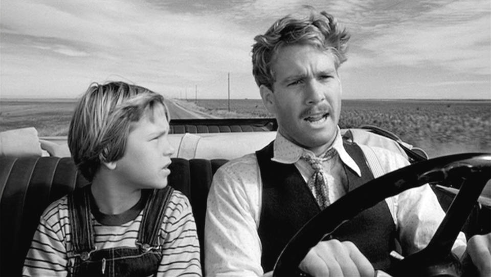 Tatum O'Neal and Ryan O'Neal on screen in Paper Moon. (Photo: CBS via Getty Images)