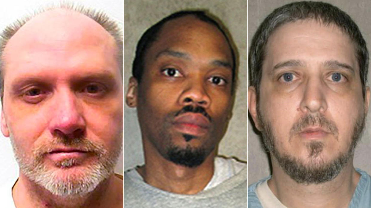 Side-by-side images of James Coddington, Julius Jones and Richard Glossip.