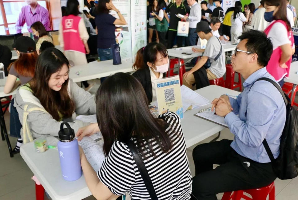 <strong>校園就業博覽會盛大展開。（圖／新北市政府提供）</strong>