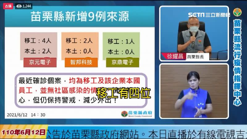 徐耀昌開記者會說明染疫電子廠疫情狀況。