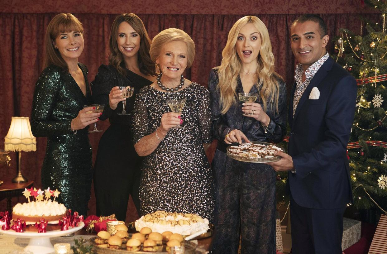 Festive Cheer: Mary Berry cooks up Christmas treats with special guests: BBC/Sidney Street Productions