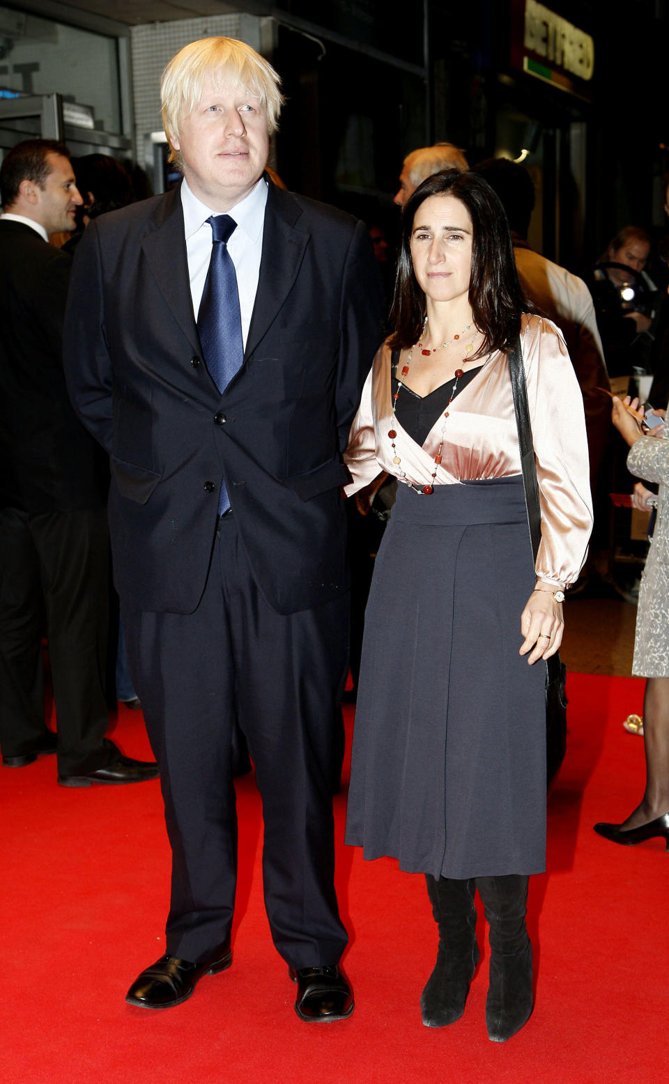 Boris Johnson and his wife Marina arriving at the Gala Screening of 'Genova' directed by Michael Winterbottom, during the The Times BFI London Film Festival 2008, at the Odeon West End, Leicester Square, central London.