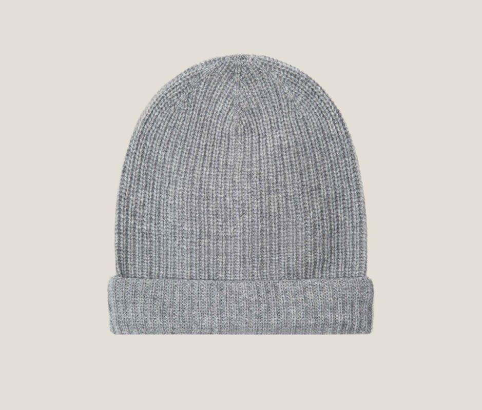 <p>Courtesy Image</p><p><strong>Material: </strong>cashmere</p><p>Any après-ski look would be incomplete without this chunky beanie from the maestros of cashmere at Luca Faloni. This accessory is knitted by artisans in Northern Italy entirely of four-ply cashmere from the Cariaggi Fine Yarns Collection, a legendary spinner of organic fibers. </p>