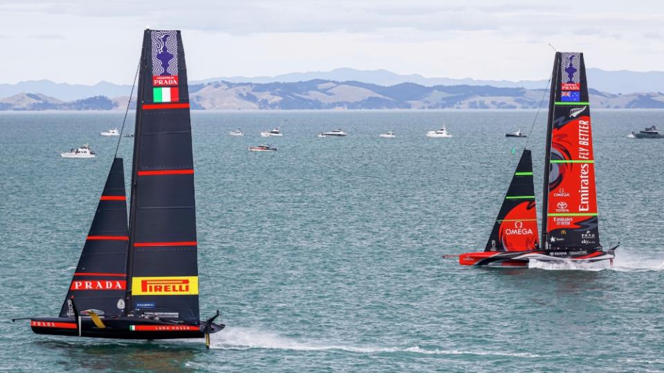 The America's Cup Racing Got Going Today with Each Team Winning One Race
