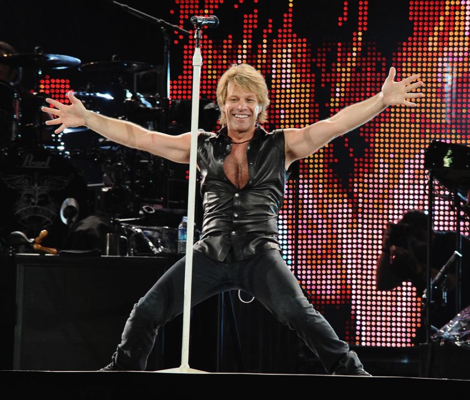 Jon Bon Jovi performing in 2010. Getty Images