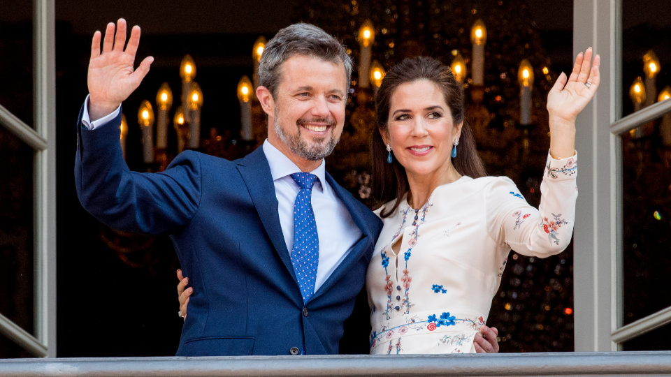 Crown Prince Frederik and Crown Princess Mary. Image: Getty