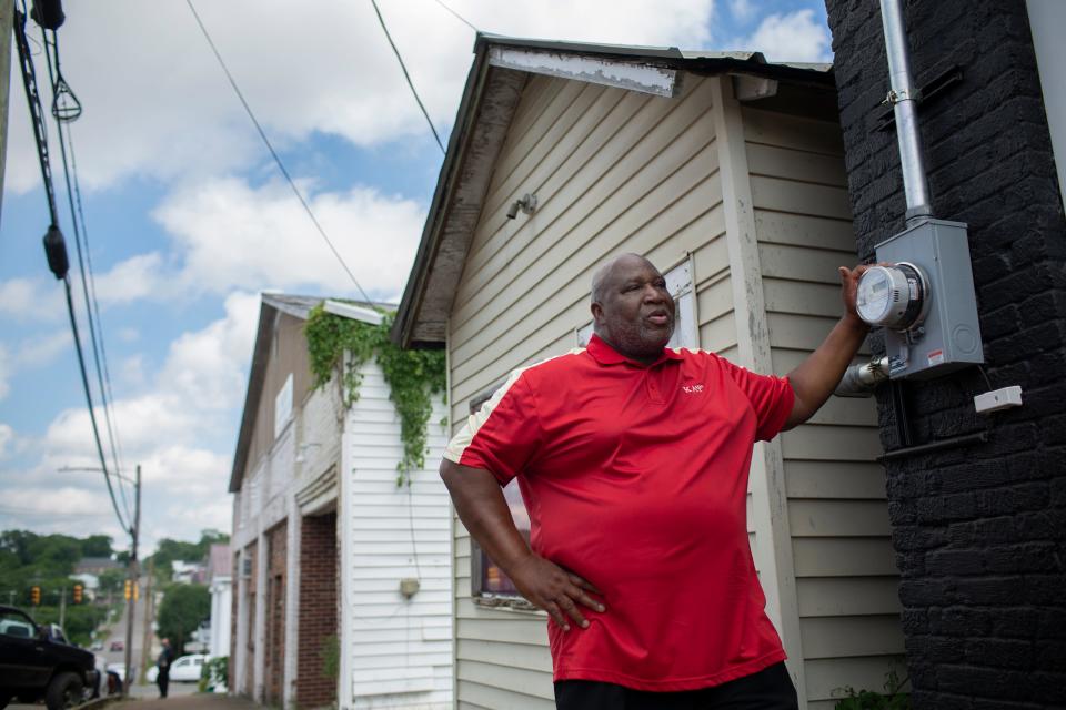 Andrew Cannon stands on East 8th Street in Columbia, Tenn., on Friday, June 11, 2021. He remembers the once vibrant community when visiting as a teenager.