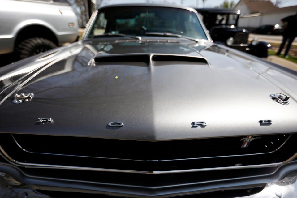 The 1967 Mustang of Pharoahs Car Club General Kent Williams.