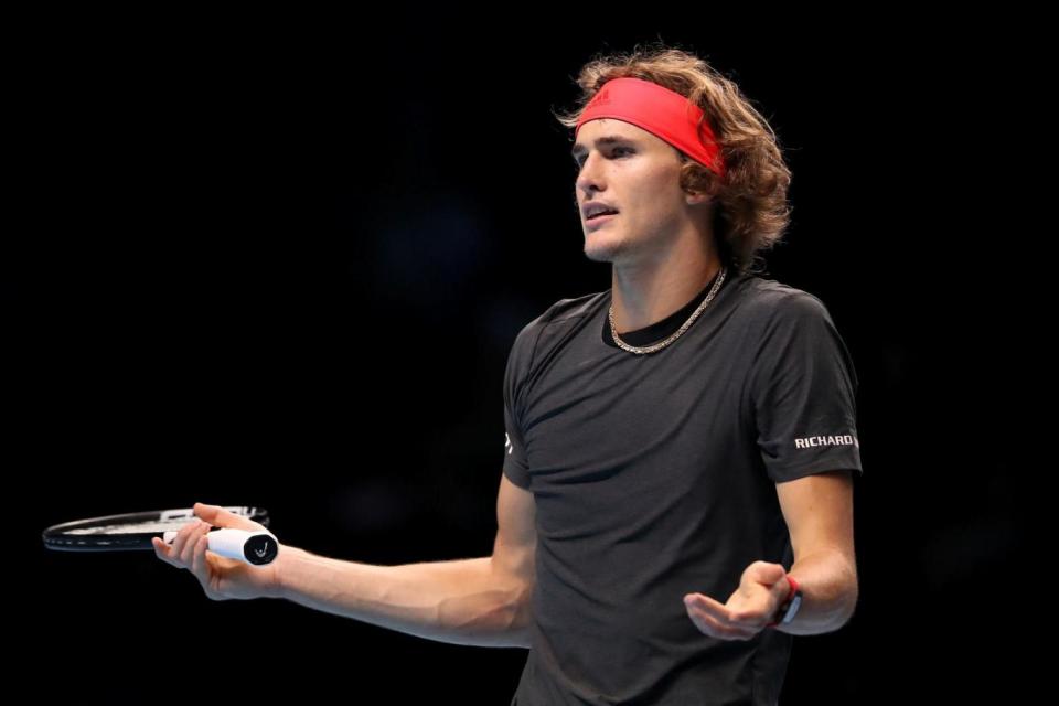 Zverev faded in the second set (PA)